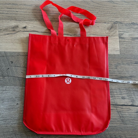Large Red Lululemon Shopping Bag - Picture 2 of 3